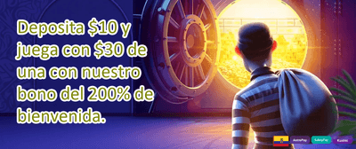 Bono de Bienvenida 100% Especial promotion